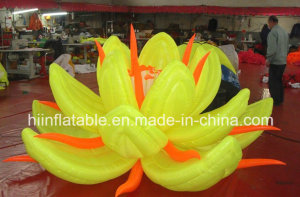 LED Lighting Advertising Inflatable Lotus Flower