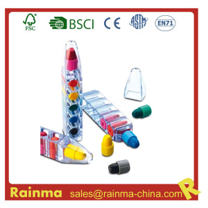 6 Color Crayon Pen for Promotional Gift